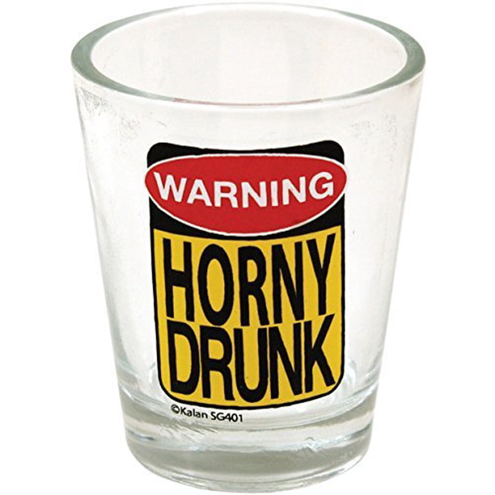 Warning Horney Drunk Shot Glass Walmart Walmart