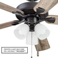 thumbnail image 2 of Portage Bay 52 Inch Stannor Ceiling Fan Indoor Light Kit with 3 Bulbs, 51434, Bronze, 2 of 7