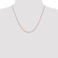 thumbnail image 2 of Diamond2Deal Collier Chaîne Plate en Or Jaune 10K 1.1 mm pour Femmes 20 Pouces, 2 of 6