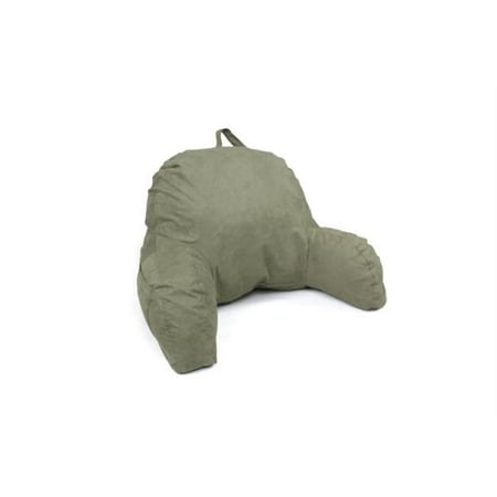 Living Health Products J-12-Green Microsuede Bedrest Pillow - Green