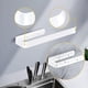 thumbnail image 3 of Toallero, gancho para toallas de baño, toallero sin taladrar, toallero autoadhesivo de pared para baño o cocina, aluminio blanco, X grande, Biały Lumten, 3 of 5