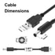 thumbnail image 3 of Cable de alimentación USB a DC de 5 V IBERLS Universal 5.5 x 2.1 mm con 10 conectores, 3 of 8