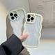 thumbnail image 4 of Luxury Transparent Phone Case For iPhone 15 13 14 Pro Max Plus Soft Clear Wavy Lines Shockproof Back Cover Protector Accessories, 4 of 5