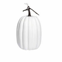 Beautynvta Artificial Large Pumpkin, Realistic Pumpkin Model, Fake Foam Harvest Pumpkin for Fall Autumn Thanksgiving Halloween Holiday Decor, 6.2''x6.2''x8.5''