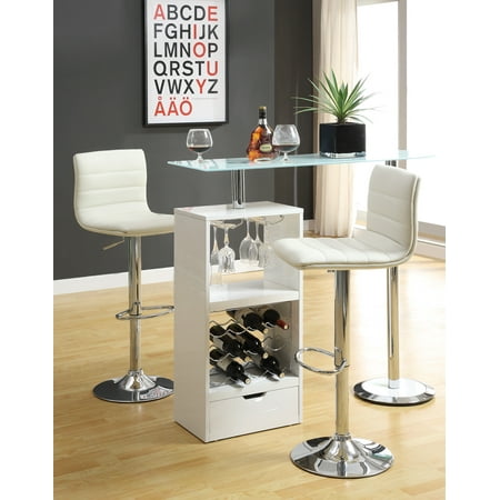 Coaster Company Contemporary Bar Table, White