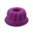 thumbnail image 3 of Silicone Swirl Bundt Ring Pan Shaped Cake Bread Pastry Silicone Mold Pan Bakeware Tray Mould Tool (Random Color), 3 of 4