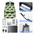 thumbnail image 5 of Daiia Cute Broccoli School Backpack for Men Women, Unisex Large Waterproof Bookbag Schoolbag Casual Daypack for High School/College/Teens/Travel/Work Black, 5 of 8