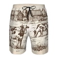 thumbnail image 4 of Naloa Cows On The Farm Men's Beach Shorts, Surfing shorts, Swim trunks, Quick Dry Swim Trunks for Surfing Beach Fun - Medium, 4 of 9