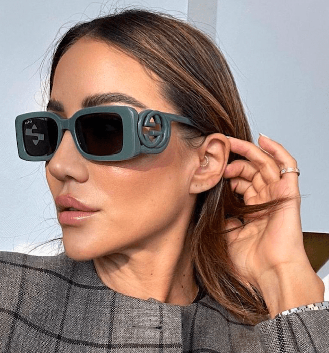 ◆GUCCI◆ GG1448SA 003 Gucci™ GG1448SA Oversized Sunglasses | EyeOns.com