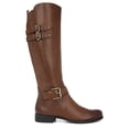 thumbnail image 2 of Naturalizer Women's Jessie Knee High Boots Cinnamon Brown Wide Calf 7M, 2 of 5