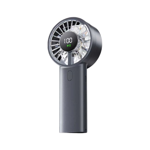 Handheld Fan Rechargeable Portable Mini Fan with Led Display 3 Speed Usb for Travel Office Outdoor