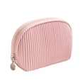 thumbnail image 2 of Viflosae Trousse de Maquillage Plissée Trousse de Toilette Portable Demi-Rond pour Intérieur/extérieur, 2 of 4