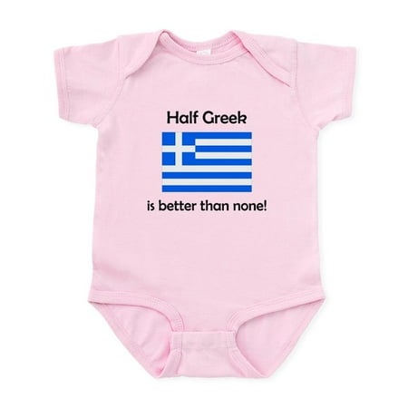 

CafePress - Half Greek Body Suit - Baby Light Bodysuit Size Newborn - 24 Months