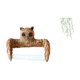thumbnail image 1 of Soporte de papel higiénico,Escultura de pared de búho con porta rollo de papel higiénico,Adhesivo de pared,Pegatinas de pared de vides colgantes para dormitorio,Calcomanía de pared con, 1 of 8