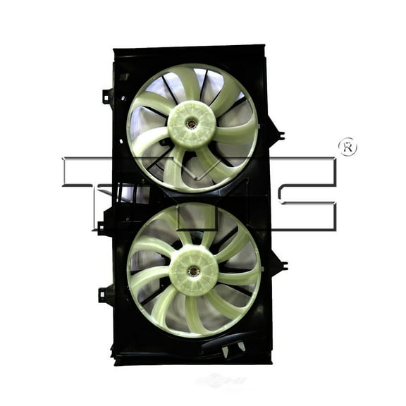 Dual Radiator and Condenser Fan Assembly Fits select: 2012-2014 TOYOTA CAMRY HYBRID/LE/XLE, 2015-2017 TOYOTA CAMRY HYBRID/LE/XLE/SE