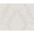 thumbnail image 1 of ELEGANCE2 - Modern Accent Block Stripes Baroque White Wallpaper Roll, 1 of 1