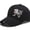 Baseball Cap-Black, variant on Men’s Classic Solid Black Baseball Cap, Skeleton Fish Bone Fishing Rod Embroidery Adjustable Dad Hat, Outdoor Fishing Casual Sun Hat for Adults