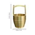 thumbnail image 2 of TABLETREANDS Adorno Decorativo De De Cobre Dorado Con Simple Y, 2 of 8