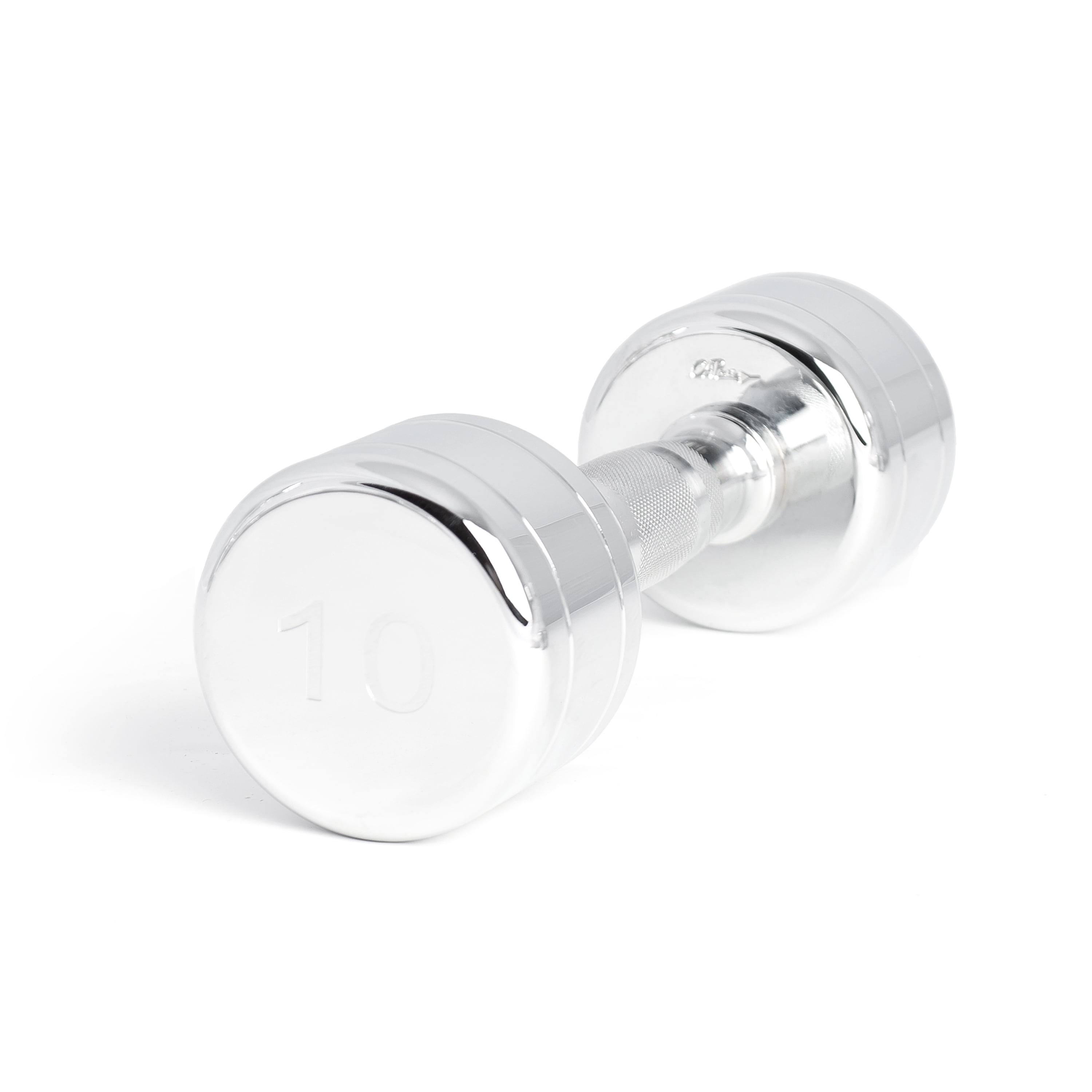 CAP Barbell Chrome Dumbbell with Contoured Handle, Single, 10lb