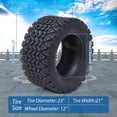 thumbnail image 4 of EastVita Golf Cart Tires,Four-Ply Rated,Non-Directional,Tubeless Tire,Street Style Tread for Traction Smooth Ride and Low Rolling Resistance - 16x7.50-8 Golf Cart Tires, 4 of 6