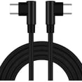 thumbnail image 1 of Cable Tipo USB-C 2m Fusion Black 2LL 1Pza 2m USB-C Recto a 90° Negro Rápida 60W 3A., 1 of 1