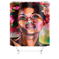 thumbnail image 5 of Yidarton Shower Curtains 72''*72'' Waterproof Girl Pattern Fabric Bathroom Shower Curtains Set with 12 Hooks Watercolor Decorative Modern Accessories, 5 of 5