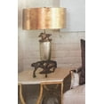 thumbnail image 2 of Lucas McKearn Bienville Transitional Resin Table Lamp in Gold/Silver Leaf, 2 of 2