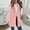 Pink, variant on Hrsba Womens Plus Size Pullover Tops , Fall Outfits for Women Ladies Tops Sleeveless Hooded Coat with Double Sided Fleece Open Front Casual Style