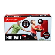 Wicked Big Sports Outdoor Sport 16in Supersized Football with Needle & Pump