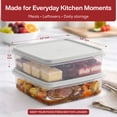 thumbnail image 3 of SIGNORAWARE 2‑Pack 3L Airtight Food Storage Containers – Leakproof, White, 3 of 8