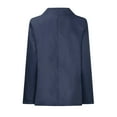thumbnail image 6 of ZVNAΖH Womens Double Breasted Blazer Jackets Casual Blazers Lapel Long Sleeve Work Office Blazer Spring Fall Outfits, 6 of 9