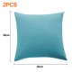 thumbnail image 2 of Funda de almohada para el hogar sencilla, color puro, refrescante, sofá, ventana, funda de almohada, 2 uds., 2 of 5