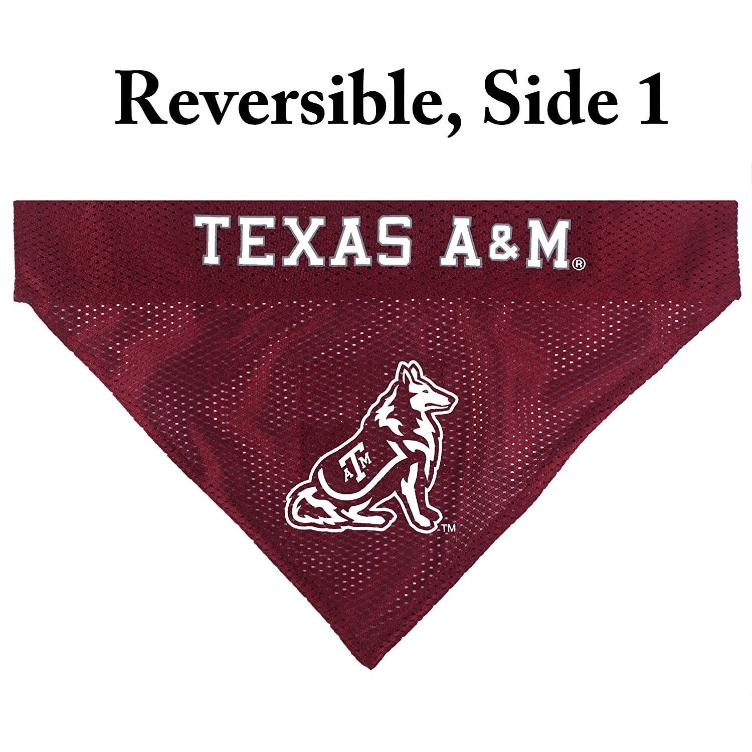 Mississippi State Bulldogs Large/X-Large Reversible Bandana Pets First Collegiate Pet Accessories