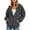 h853_Dark Gray, variant on Jovrlynd Zip Up Hoodie Women Oversized Long Sleeve Drawstring Pockets Hooded Sweatshirts Winter Casual Jackets, S-2XL