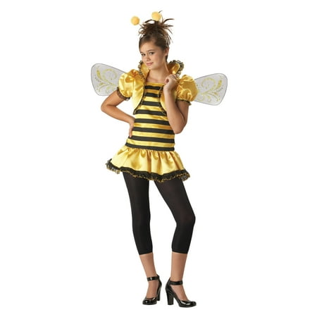 Honey Bee Tween Halloween Costume, One Size, M