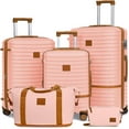 thumbnail image 1 of Joyway - Ensembles de Bagages 5 Pcs ABS Rigide à Roulettes Pivotantes - (Valise Extensible 20 Pouces24 Pouces) Bagage Enregistré 28 Po - Rose, 1 of 6