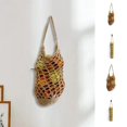 thumbnail image 2 of Vegetable Bag Hanging Reusable See-through Hollow Out Breathable Storage Large Capacity Ginger Ginger Fruit Storage Net Pouch Kitchen Stuff, 2 of 12