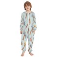 thumbnail image 2 of Vzayyk 4T-14Y Size Aviliable Cozy One-Piece Footless Sleeper Pajama Cartoon Axe, 2 of 8