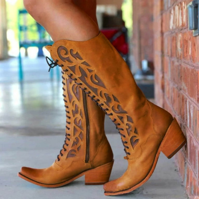 Thigh high shop boots walking