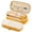 Ginger, variant on Pencil Case Canvas Pencil Cases Pencil Box 4 Compartments Box Storage Bag