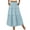 Blue, variant on MOSHU High Waist Midi Skirt for Women A-Line Pleated Skirts with Pockets Flowy Dresses