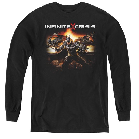 Infinite Crisis - Batmen - Youth Long Sleeve Shirt - X-Large