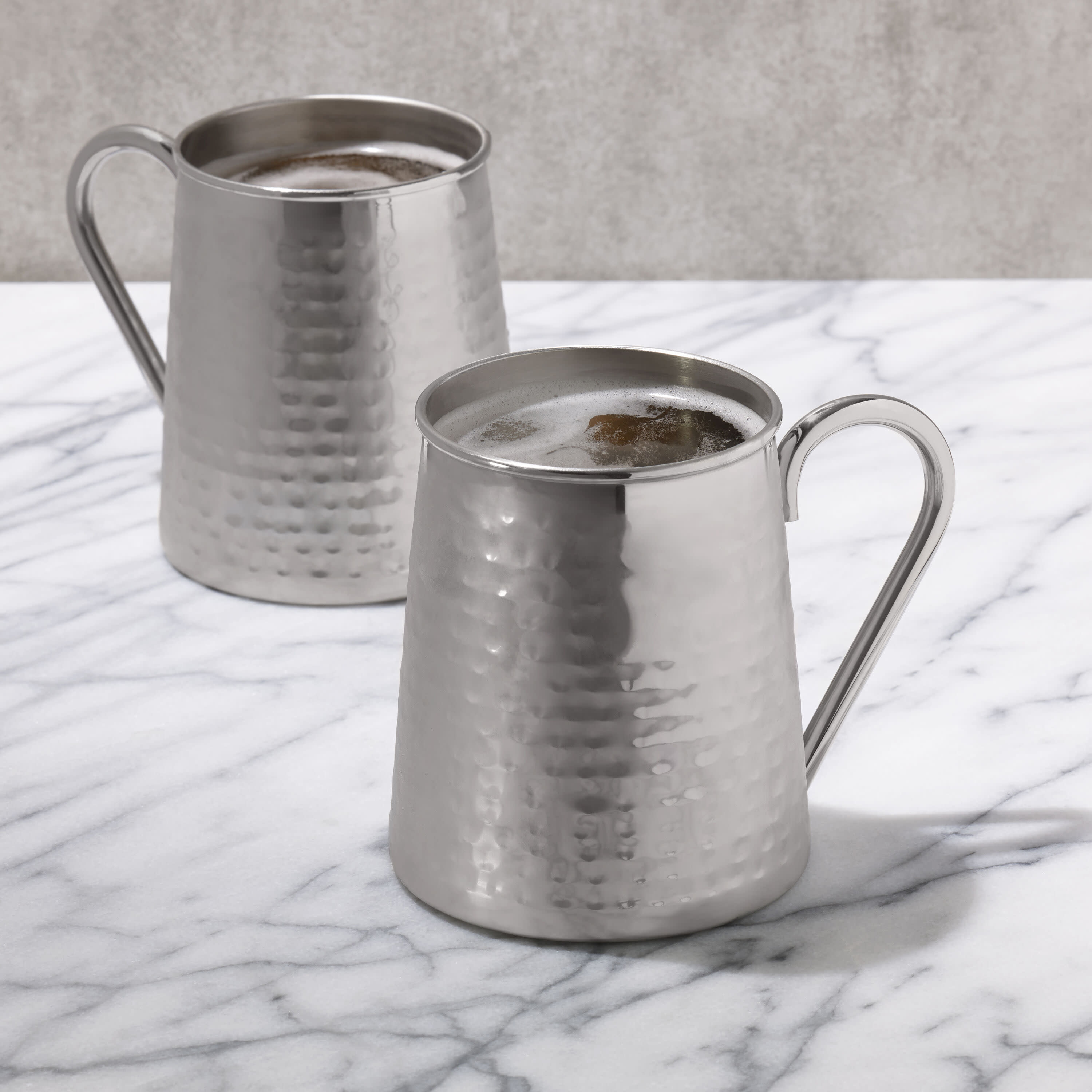D AND J SET OF 2 STAINLESS BAR MUGS 24OZ