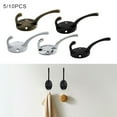 thumbnail image 6 of 5Pcs Wall Hanging Hat Clothes Vintage Coat Hooks Hanger Iron Towel Bathroom, 6 of 7