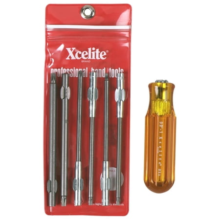 Xcelite 99XTD7 6-Piece Series 99 Torx Screwdriver Blade Kit
