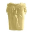 thumbnail image 5 of Beach Vacation Clothes for Women Casual Tie Cute Back Tops for Women Blouse Top Cool Running Tops Boys Winter Clothes Size 6 M 1 Camisole Bra Camisole Warm And Tote Boxing Women' Yellow L, 5 of 5