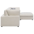 thumbnail image 5 of Serene 4-piece Fabric Upholstered Modular Sectional Sofa Beige, 5 of 16