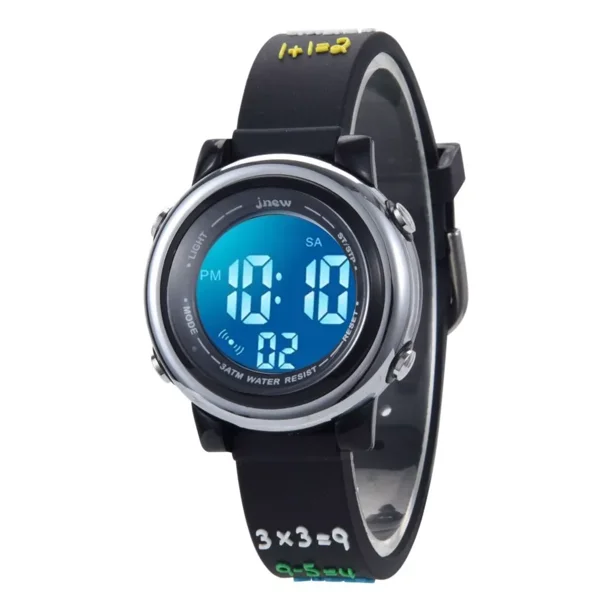Reloj Digital Led,contra Agua,multifuncional Para Niños Jnew