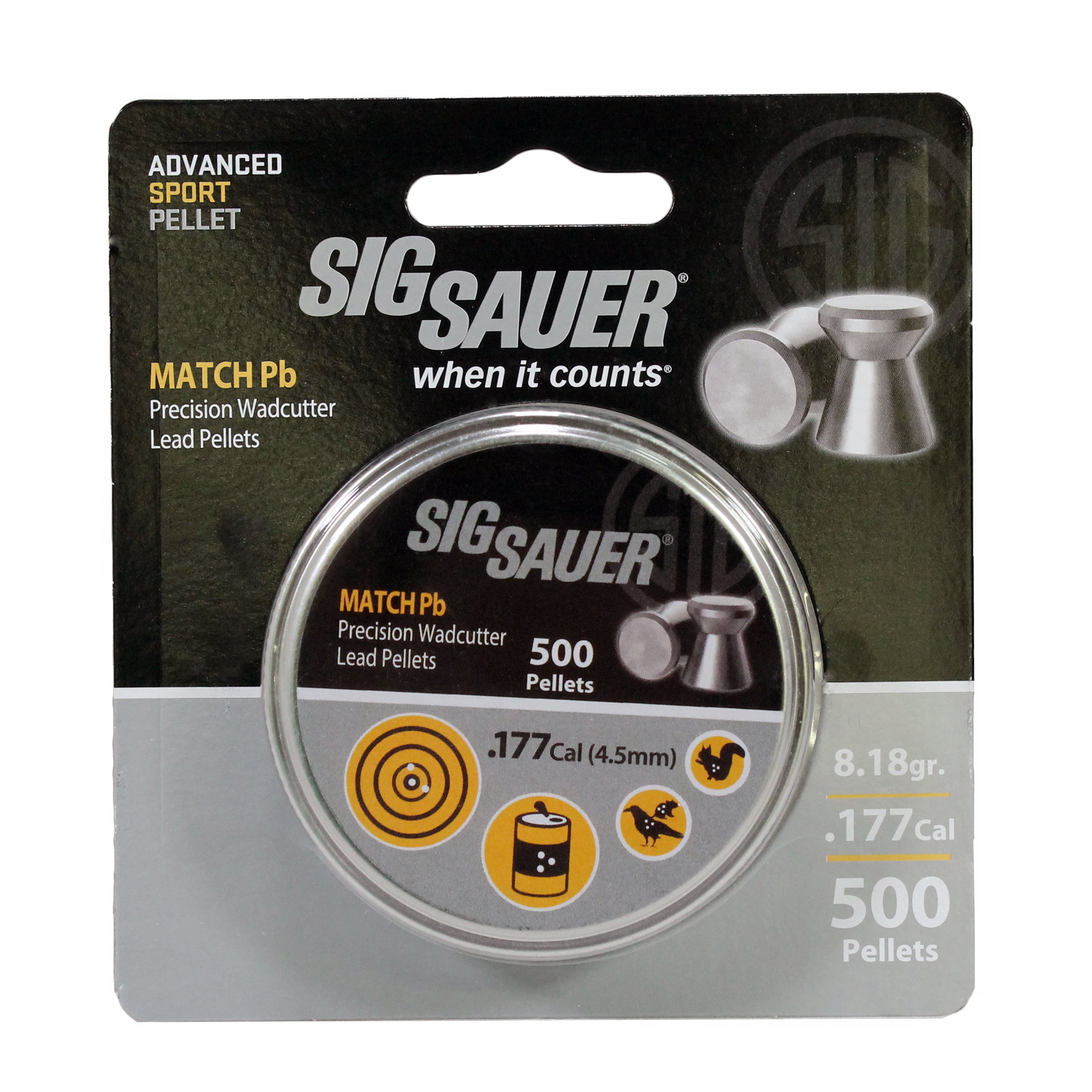 Sig Sauer Airguns Match .177 Pellet Lead 500
