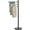 Black, variant on 40 Inch Free Standing Towel Rack with 3 Swivel Bars, Spa Pool Hot Tub Valet Accessories Stand for Drying Towels, Matte White Metal